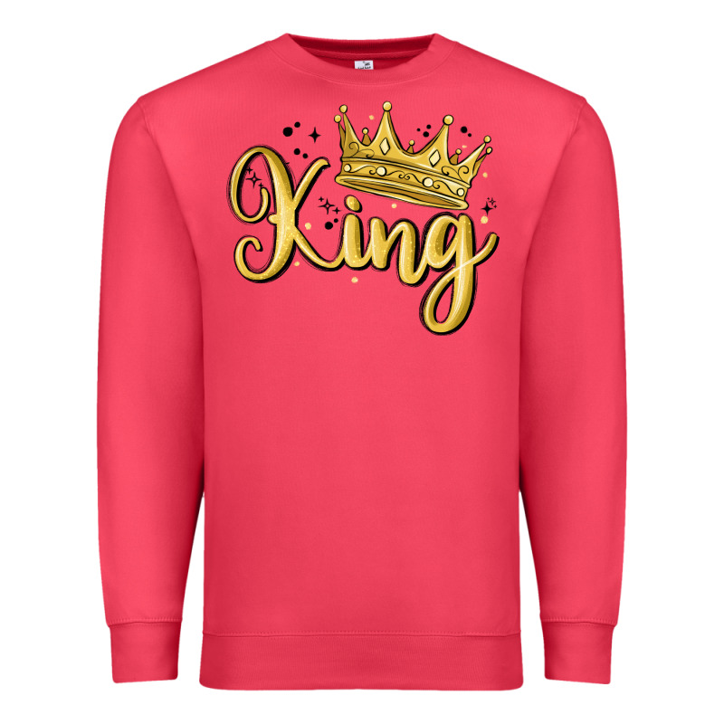 King Premium Sweatshirt by MaliasSmallBusiness | Teevron