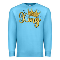 Ocean Blue king Premium Sweatshirt - MaliasSmallBusiness
