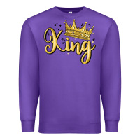 Purple king Premium Sweatshirt - MaliasSmallBusiness