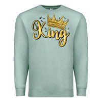 Seafoam king Premium Sweatshirt - MaliasSmallBusiness