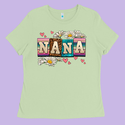 Daisy Nana Ladies Tee Designed By Adodesignshop