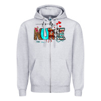 Heather Grey western nurse Zipper Hoodie - BundleAndBundleShop