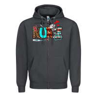 Smoke western nurse Zipper Hoodie - BundleAndBundleShop