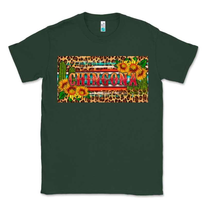 Chingona License Plate Classic Tee by HRA Design Shop | Teevron