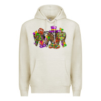 Oatmeal Heather mardi gras dental Premium Hoodie - BundleAndBundleShop