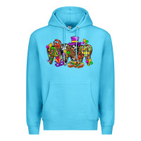 Ocean Blue mardi gras dental Premium Hoodie - BundleAndBundleShop