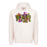 Pale Pink mardi gras dental Premium Hoodie - BundleAndBundleShop