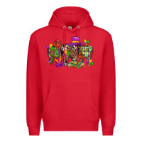 Red mardi gras dental Premium Hoodie - BundleAndBundleShop