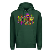 Sports Green mardi gras dental Premium Hoodie - BundleAndBundleShop