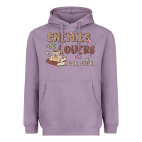 Lavender enemies to lovers book club Heavyweight Hoodie - MaliasSmallBusiness