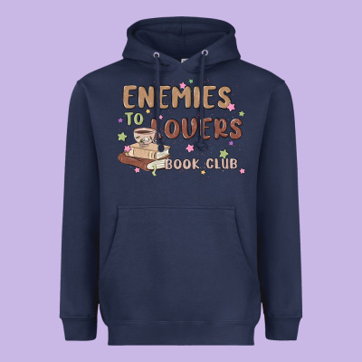 Enemies To Lovers Book Club Heavyweight Hoodie Designed By Maliassmallbusiness