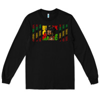 Black black girl magic libbey glass Long Sleeve Tee - HRA Design Shop