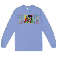 Colony Blue black girl magic libbey glass Long Sleeve Tee - HRA Design Shop
