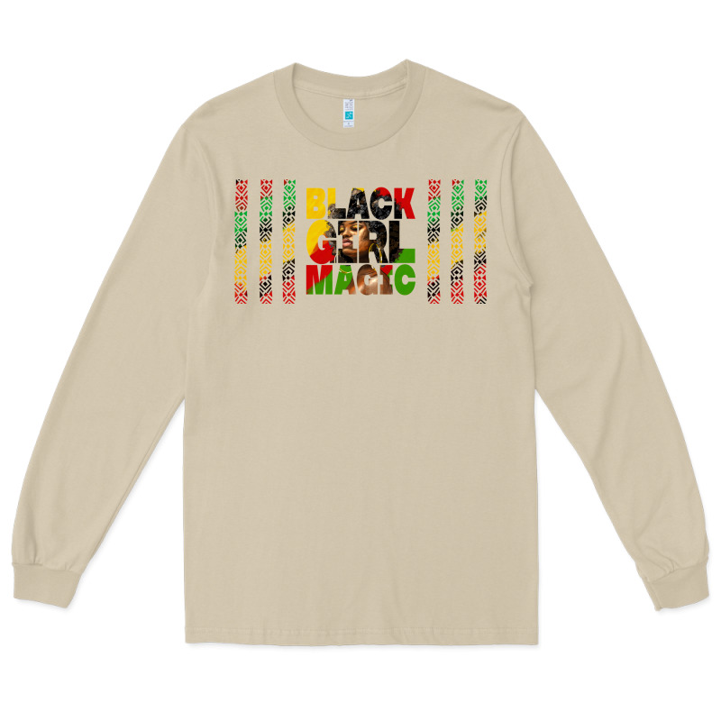 Black Girl Magic Libbey Glass Long Sleeve Tee by HRA Design Shop | Teevron