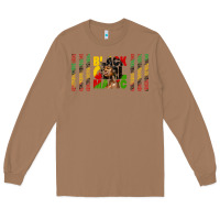Toasted Coconut black girl magic libbey glass Long Sleeve Tee - HRA Design Shop