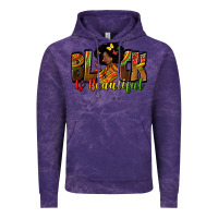 Cloud Purple black is beautiful Vintage Hoodie - Zillion Design Studio