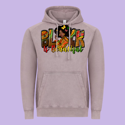 Black Is Beautiful Vintage Hoodie Designed By Zillion Design Studio
