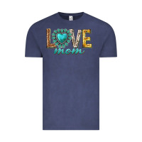 Vintage Denim love mom western Vintage Tee - texasbilliewilder