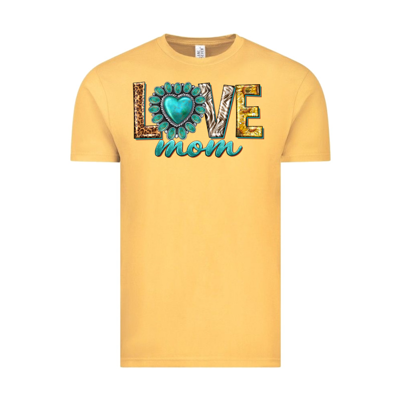 Love Mom Western Vintage Tee by texasbilliewilder | Teevron
