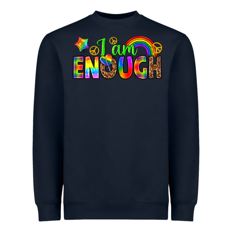 I Am Enough Heavyweight Sweatshirt by texasbilliewilder | Teevron