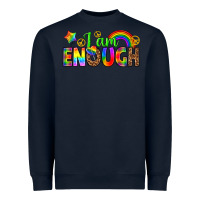 Navy i am enough Heavyweight Sweatshirt - texasbilliewilder