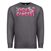 Charcoal Heather nobody fights alone Premium Sweatshirt - MaliasSmallBusiness