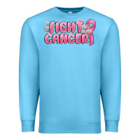 Ocean Blue nobody fights alone Premium Sweatshirt - MaliasSmallBusiness