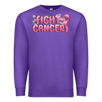 Purple nobody fights alone Premium Sweatshirt - MaliasSmallBusiness