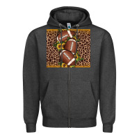 Charcoal Heather American football Zipper Hoodie - JahusDesignShop