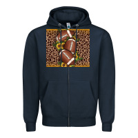 Navy American football Zipper Hoodie - JahusDesignShop