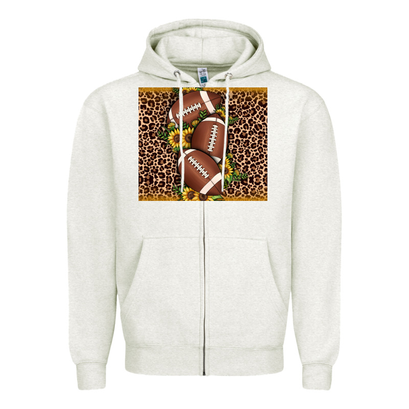 American Football Zipper Hoodie by JahusDesignShop | Teevron