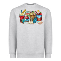Heather Grey teacher coffee cups Heavyweight Sweatshirt - Zillion Design Studio