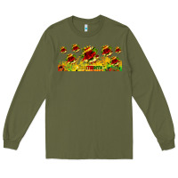 Army Green juneteenth sunflowers libbey glass Long Sleeve Tee - HRA Design Shop