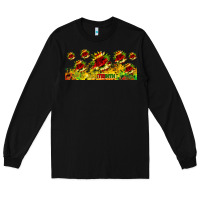 Black juneteenth sunflowers libbey glass Long Sleeve Tee - HRA Design Shop