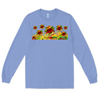Colony Blue juneteenth sunflowers libbey glass Long Sleeve Tee - HRA Design Shop