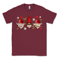 Burgundy baseball gnome Classic Tee - HRA Design Shop