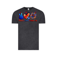 Vintage Black peace love america Vintage Tee - Zillion Design Studio