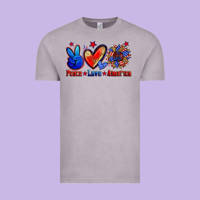 Peace Love America Vintage Tee Designed By Zillion Design Studio