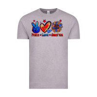 Vintage Zinc peace love america Vintage Tee - Zillion Design Studio
