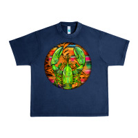 Navy lobster Urban Heavy Tee - BarkalooDesign
