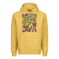 Antique Gold Mardi Gras diva Premium Hoodie - BundleAndBundleShop