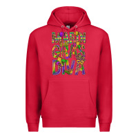 Cardinal Mardi Gras diva Premium Hoodie - BundleAndBundleShop