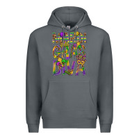 Rock Mardi Gras diva Premium Hoodie - BundleAndBundleShop