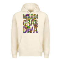 Tofu Mardi Gras diva Premium Hoodie - BundleAndBundleShop