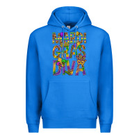 True Royal Mardi Gras diva Premium Hoodie - BundleAndBundleShop