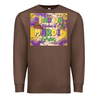 Chestnut bead up bitches it's mardi gras Premium Sweatshirt - MaliasSmallBusiness
