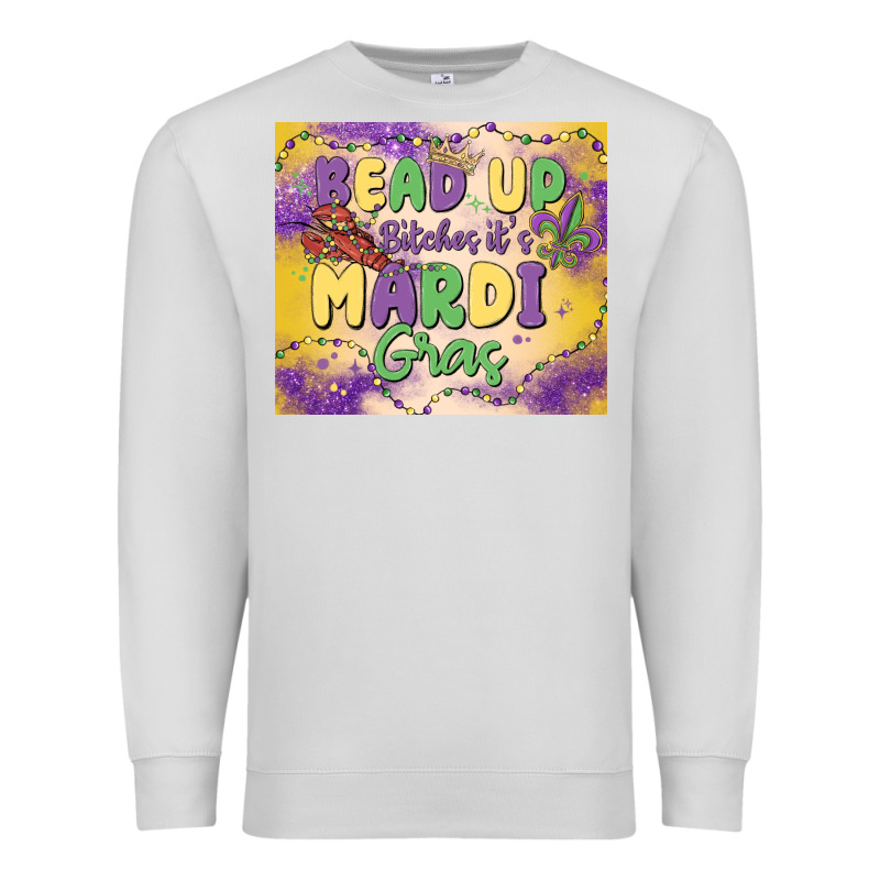 Bead Up Bitches It's Mardi Gras Premium Sweatshirt by MaliasSmallBusiness | Teevron