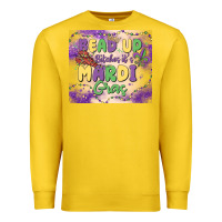 Lemon bead up bitches it's mardi gras Premium Sweatshirt - MaliasSmallBusiness