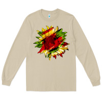 Mushroom juneteenth sunflower Long Sleeve Tee - HRA Design Shop