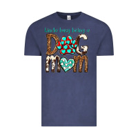 Vintage Denim kinda busy being a dog mom Vintage Tee - texasbilliewilder